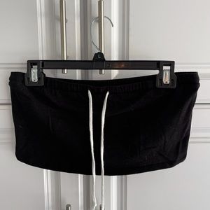 Black Crop Tube Top size M/L